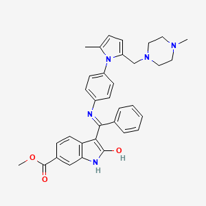 molecular formula C34H35N5O3 B12407156 Multi-kinase-IN-2 