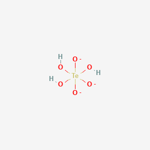 molecular formula H3O6Te-3 B1240721 Orthotellurate(3-) 