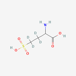 molecular formula C4H9NO5S B12407220 DL-Homocysteic-3,3,4,4-D4 acid 