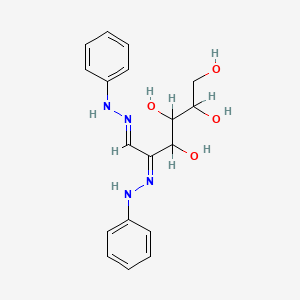 molecular formula C18H22N4O4 B1240724 Glucose phenylosazone CAS No. 5934-57-6