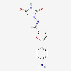molecular formula C14H12N4O3 B1240726 Aminodantrolene CAS No. 14663-28-6