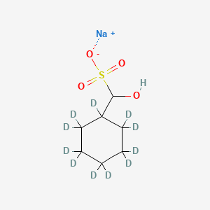 molecular formula C7H13NaO4S B12407348 Sodium;hydroxy-(1,2,2,3,3,4,4,5,5,6,6-undecadeuteriocyclohexyl)methanesulfonate 
