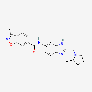 molecular formula C22H23N5O2 B12407353 Eleven-Nineteen-Leukemia Protein IN-2 