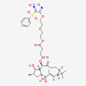 molecular formula C36H46N2O13S B12407376 Nrf2/HO-1-IN-1 