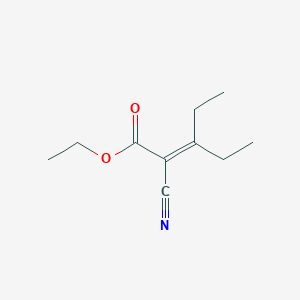 B124075 Ethyl 2-cyano-3-ethylpent-2-enoate CAS No. 868-04-2