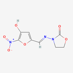 molecular formula C8H7N3O6 B1240750 4-Hydroxyfurazolidone CAS No. 58928-43-1