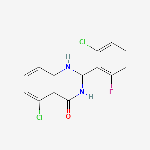 molecular formula C14H9Cl2FN2O B12407501 Pbrm1-BD2-IN-2 