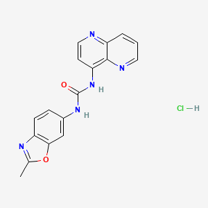 molecular formula C17H14ClN5O2 B1240757 SB-334867 
