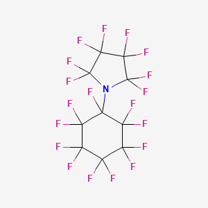 molecular formula C10F19N B1240758 perfluoro-N-cyclohexylpyrrolidine 