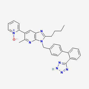 molecular formula C30H28N8O B1240759 KR-31080 
