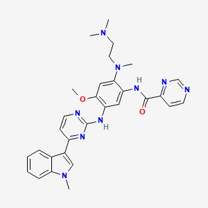 molecular formula C30H33N9O2 B12407608 Egfr-IN-62 