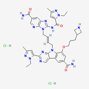 molecular formula C41H48Cl2N14O4 B12407618 STING agonist-8 dihydrochloride 