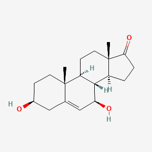 molecular formula C19H28O3 B1240762 7b-羟基脱氢表雄酮 CAS No. 2487-48-1