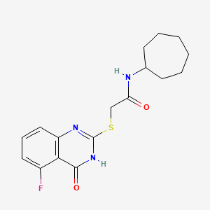 molecular formula C17H20FN3O2S B12407689 CBR-6672 