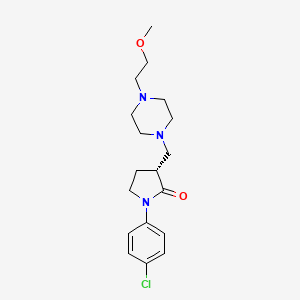 molecular formula C18H26ClN3O2 B1240772 Unii-AM63U262BK 