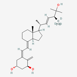 molecular formula C28H44O3 B12407738 Ercalcitriol-13C,d3 