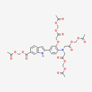 molecular formula C33H34N2O17 B12407750 Mag-indo-1/AM 