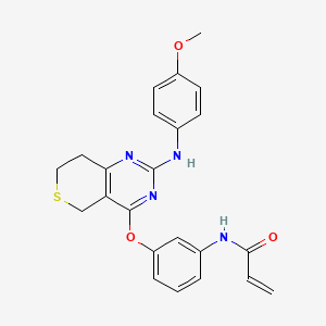 molecular formula C23H22N4O3S B12407753 Egfr-IN-56 
