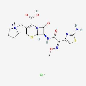 molecular formula C19H25ClN6O5S2 B12407784 Cefepime (chloride) 