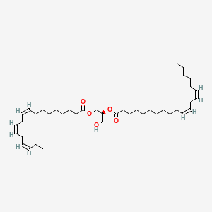 molecular formula C41H70O5 B1240784 DG(18:3(9Z,12Z,15Z)/20:2(11Z,14Z)/0:0) 