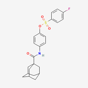 molecular formula C23H24FNO4S B12407910 Enpp/Carbonic anhydrase-IN-2 