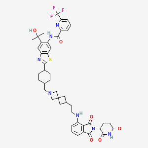 molecular formula C45H48F3N7O6S B12407990 Zomiradomide CAS No. 2655656-99-6