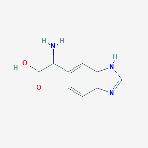 1H-Benzimidazole-5-aceticacid,alpha-amino-(9CI)