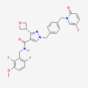 molecular formula C28H25F3N4O4 B12408009 Kallikrein-IN-2 