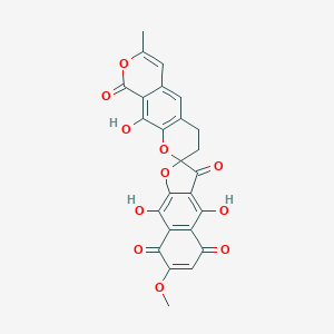 molecular formula C25H16O11 B1240801 7,8-Dideoxy-6-oxogriseorhodin C 