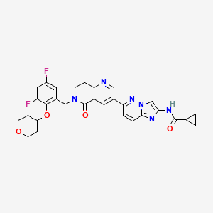 molecular formula C30H28F2N6O4 B12408049 Ripk1-IN-10 