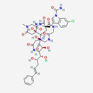 molecular formula C41H50ClN9O13 B1240808 Microsclerodermin C 