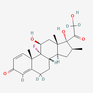 molecular formula C22H29FO5 B12408109 Betamethasone-d5 