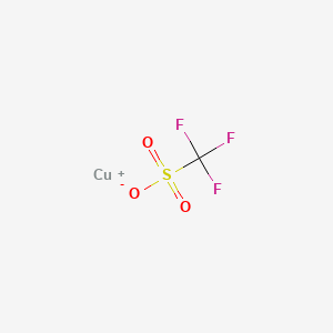 molecular formula CCuF3O3S B1240830 Copper(I) trifluoromethanesulfonate CAS No. 37234-97-2
