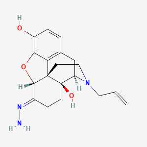 molecular formula C19H23N3O3 B1240837 Naloxone-6-hydrazone CAS No. 73674-85-8