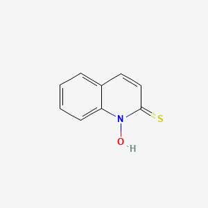 molecular formula C9H7NOS B1240846 2-Mercaptoquinoline-N-oxide CAS No. 59939-56-9