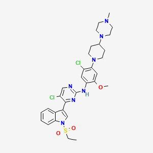 molecular formula C31H37Cl2N7O3S B12408470 Egfr-IN-69 