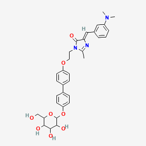 molecular formula C33H37N3O8 B12408487 1-SG 