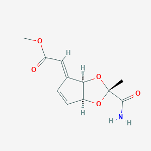 molecular formula C11H13NO5 B1240850 Stresgenin B 
