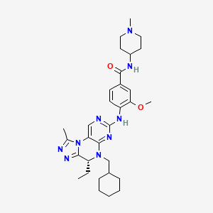 molecular formula C31H43N9O2 B12408533 WNY0824 