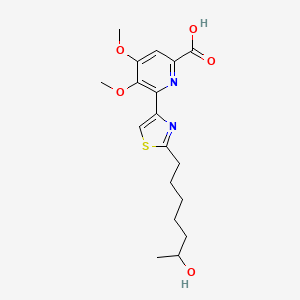 molecular formula C18H24N2O5S B1240856 (Inverted exclamation markA)-WS75624B CAS No. 188048-45-5