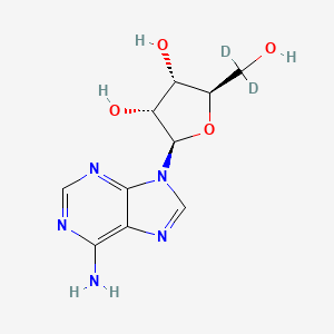 molecular formula C10H13N5O4 B12408583 Adenosine-d2 