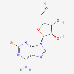 molecular formula C10H12BrN5O4 B12408606 (2R,3S,5R)-2-(6-amino-2-bromopurin-9-yl)-5-(hydroxymethyl)oxolane-3,4-diol 