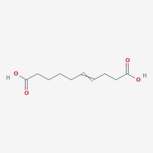 molecular formula C10H16O4 B1240862 Dec-4-enedioic acid CAS No. 72879-22-2