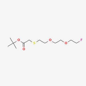 molecular formula C12H23FO4S B12408630 F-PEG2-S-Boc 