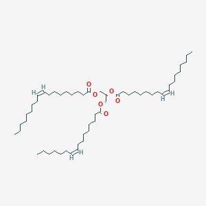 molecular formula C55H100O6 B1240865 [(2R)-3-[(Z)-hexadec-9-enoyl]oxy-2-[(Z)-octadec-9-enoyl]oxypropyl] (Z)-octadec-9-enoate 