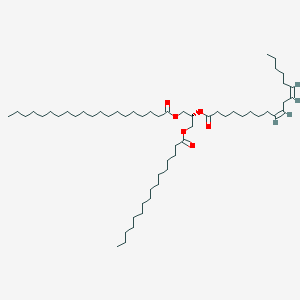 molecular formula C57H106O6 B1240866 [(2R)-3-hexadecanoyloxy-2-[(9Z,12Z)-octadeca-9,12-dienoyl]oxypropyl] icosanoate 