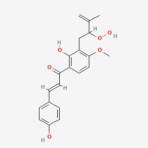 molecular formula C21H22O6 B12408668 XA-E CAS No. 132998-84-6