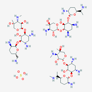 molecular formula C60H125N15O25S B1240885 Gentamicin sulfate 