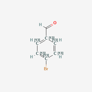 molecular formula C7H5BrO B12408855 4-Bromobenzaldehyde-13C6 