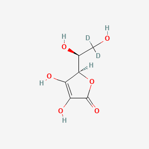 molecular formula C6H8O6 B12408862 L-Ascorbic acid-d2 
